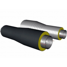 Переход стальной ППУ ПЭ с МЗИ тип 1 Ст20 45х3,5х32х3х1500 мм ГОСТ 8732-78