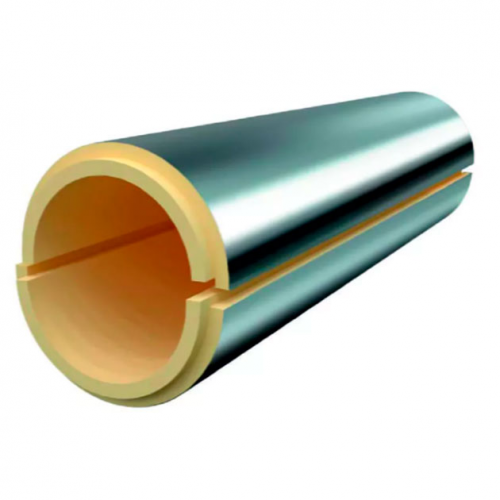 Скорлупа ППУ фольгированная для прямых участков 25х60 мм в Орле