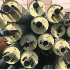 Труба в ППУ изоляции со спутником в полиэтиленовой оболочке тип 2 Ст10 Ду32 108х4,5 мм ГОСТ 10704-91